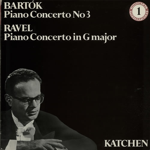 Julius Katchen Bartok: Piano Concerto No. 3/ Ravel: Piano Concerto In G Major vinyl LP album (LP record) Swedish K6MLPBA635527