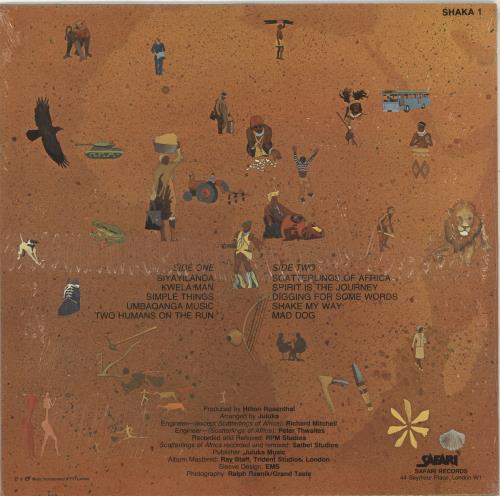 Juluka Scatterlings vinyl LP album (LP record) UK J2LLPSC694086