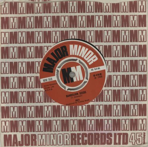 July Dandelion Seeds 7" vinyl single (7 inch record / 45) UK JU-07DA682912