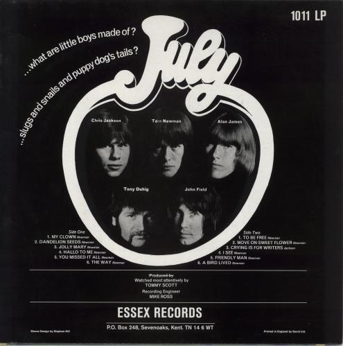 July July vinyl LP album (LP record) UK JU-LPJU818126