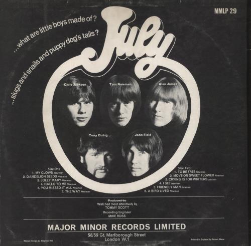 July July vinyl LP album (LP record) UK JU-LPJU850955