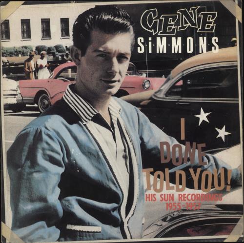 Jumpin' Gene Simmons I Done Told You! (His Sun Recordings 1955 - 1957) vinyl LP album (LP record) UK Z4QLPID737156