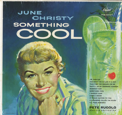 June Christy Something Cool - Steel Blue Label vinyl LP album (LP record) US JNCLPSO563389