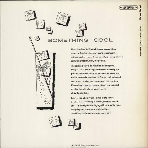 June Christy Something Cool vinyl LP album (LP record) Japanese JNCLPSO700169