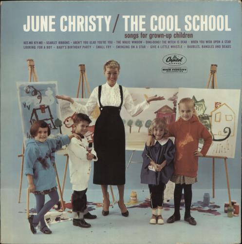 June Christy The Cool School vinyl LP album (LP record) UK JNCLPTH699030