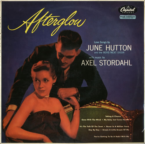 June Hutton Afterglow 10" vinyl single (10 inch record) UK J9Y10AF562658
