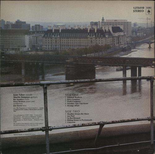 June Tabor & Martin Simpson A Cut Above vinyl LP album (LP record) UK J&MLPAC873642