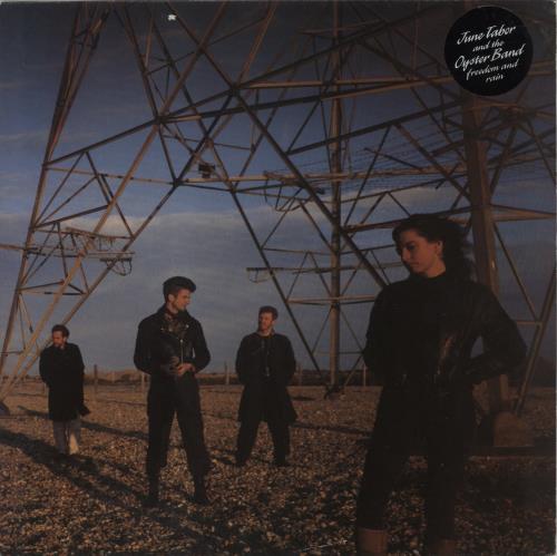 June Tabor Freedom And Rain - Hype Sticker vinyl LP album (LP record) UK JNOLPFR878690