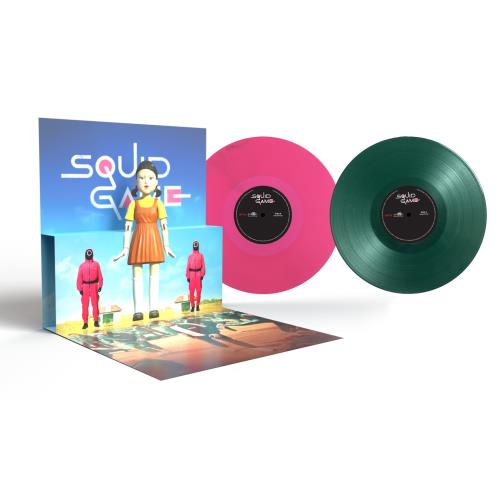 Jung Jaeil Squid Game | Soundtrack - Green & Pink Vinyl - Exclusive Pop-Up Gatefold Sleeve 2-LP vinyl record set (Double LP Album) UK 9YQ2LSQ868184