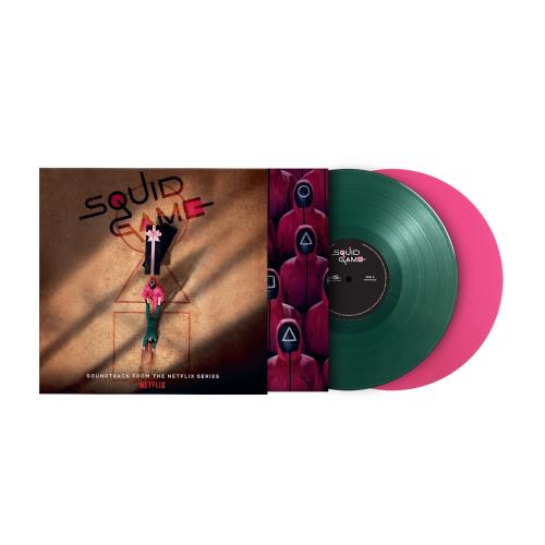 Jung Jaeil Squid Game | Soundtrack - Green & Pink Vinyl - Exclusive Pop-Up Gatefold Sleeve 2-LP vinyl record set (Double LP Album) UK 9YQ2LSQ868184
