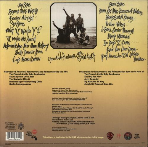 Jungle Brothers Done By The Forces Of Nature vinyl LP album (LP record) UK JUBLPDO519087