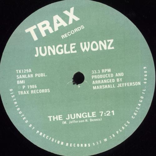 Jungle Wonz The Jungle - 1st 12" vinyl single (12 inch record / Maxi-single) US ZU512TH715262