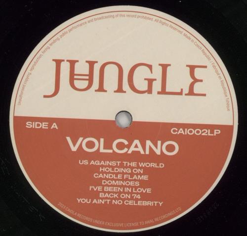 Jungle Volcano - Shrink & Sticker vinyl LP album (LP record) UK K-XLPVO869962