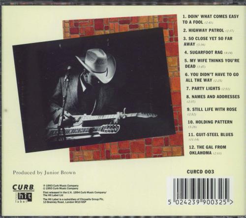Junior Brown Guit With It CD album (CDLP) UK 0U0CDGU774963