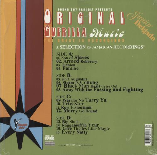 Junior Delgado Original Guerilla Music 2-LP vinyl record set (Double LP Album) UK J1-2LOR746206