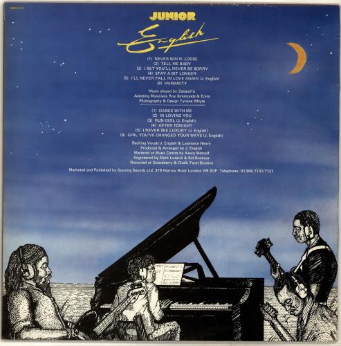 Junior English Win Some Loose Some vinyl LP album (LP record) UK K7NLPWI704851