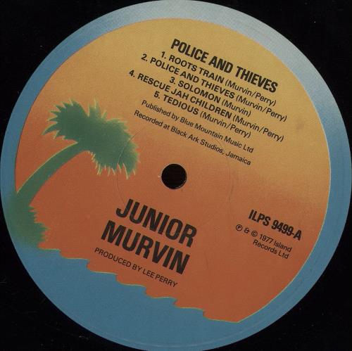 Junior Murvin Police And Thieves - 1st vinyl LP album (LP record) UK JQMLPPO657394