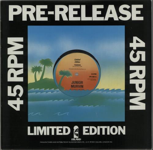 Junior Murvin Tedious 12" vinyl single (12 inch record / Maxi-single) UK JQM12TE648872