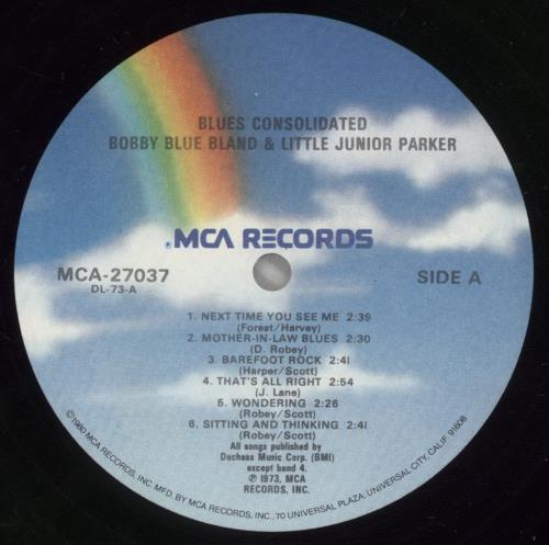 Junior Parker Blues Consolidated vinyl LP album (LP record) US JXPLPBL889385