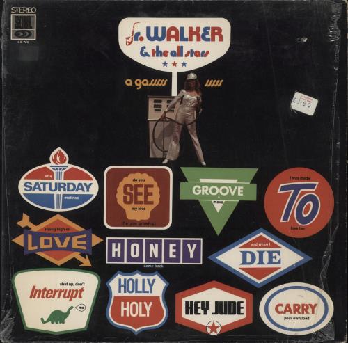 Junior Walker & The All Stars A Gasssss vinyl LP album (LP record) US JRWLPAG888382