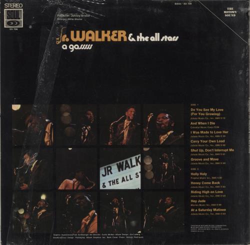 Junior Walker & The All Stars A Gasssss vinyl LP album (LP record) US JRWLPAG888382
