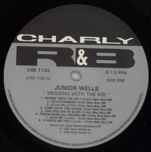 Junior Wells Messing With The Kid vinyl LP album (LP record) UK JW3LPME375390