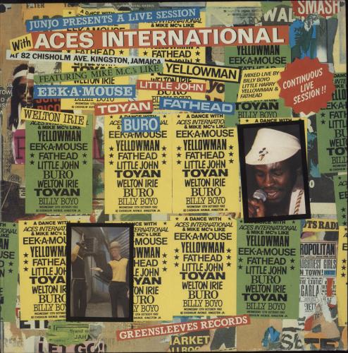 Junjo A Live Session With Aces International vinyl LP album (LP record) UK 41NLPAL791820
