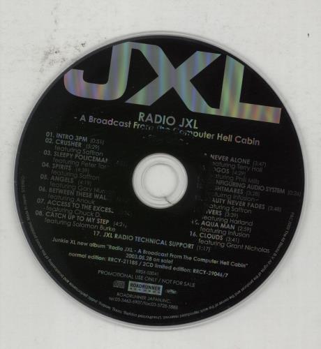 Junkie XL Radio JXL - 3PM Disc CD album (CDLP) Japanese JXLCDRA276012