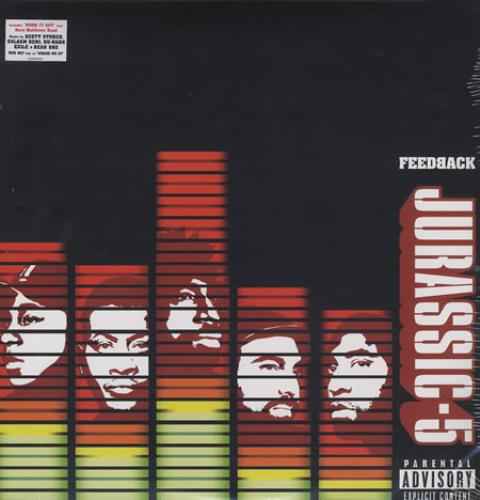 Jurassic 5 Feedback 2-LP vinyl record set (Double LP Album) US JU52LFE375244