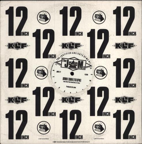 Justified Ancients Of Mu Mu Down Town 12" vinyl single (12 inch record / Maxi-single) UK JMU12DO07442