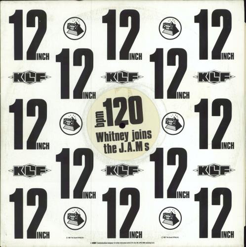 Justified Ancients Of Mu Mu Whitney Joins The J.A.M.S - KLF Sleeve 12" vinyl single (12 inch record / Maxi-single) UK JMU12WH00209
