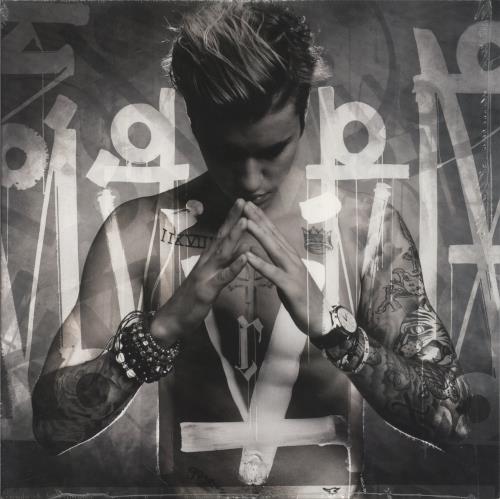 Justin Bieber Purpose - 180 Gram Vinyl + Opened Shrink 2-LP vinyl record set (Double LP Album) UK J302LPU690893