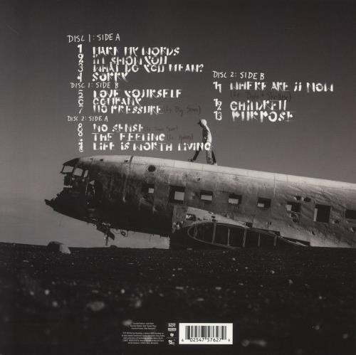 Justin Bieber Purpose - 180gm 2-LP vinyl record set (Double LP Album) UK J302LPU863610