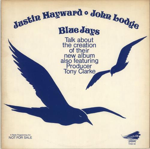 Justin Hayward Blue Jays - Talk About.. vinyl LP album (LP record) US JHWLPBL132976