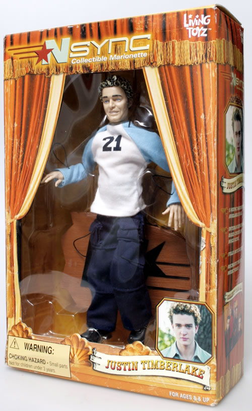Justin Timberlake Collectable Marionette Figure Toy US JTLTYCO558289