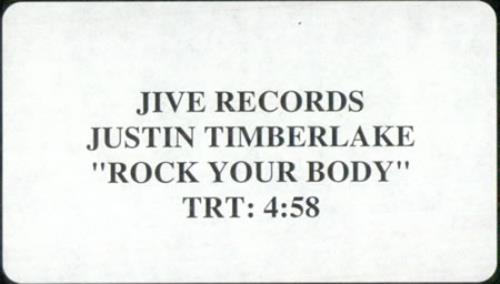 Justin Timberlake Rock Your Body video (VHS or PAL or NTSC) US JTLVIRO243618