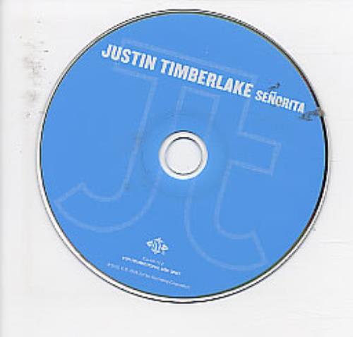 Justin Timberlake Senorita CD single (CD5 / 5") US JTLC5SE253450