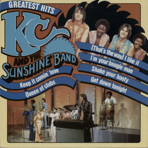 K.C. & The Sunshine Band Greatest Hits vinyl LP album (LP record) Belgian K-CLPGR553410