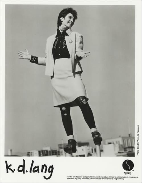 K.D. Lang Angel With A Lariat media press pack US KDLPPAN456125