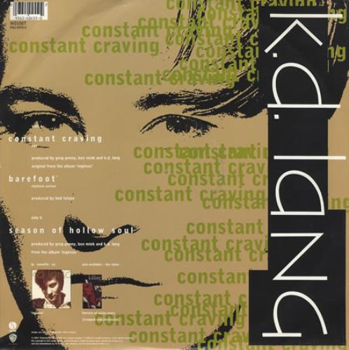K.D. Lang Constant Craving 12" vinyl single (12 inch record / Maxi-single) UK KDL12CO06828