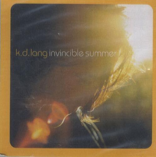 K.D. Lang Invincible Summer CD-R acetate UK KDLCRIN159801