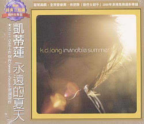 K.D. Lang Invincible Summer CD album (CDLP) Taiwanese KDLCDIN206888