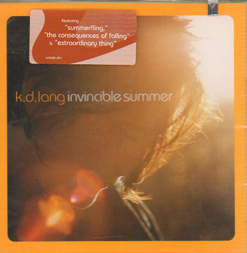 K.D. Lang Invisible Summer - Sealed CD album (CDLP) US KDLCDIN639238