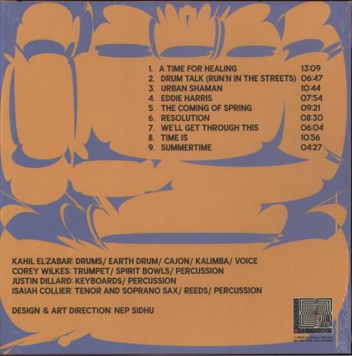 Kahil El'Zabar A Time For Healing 2-LP vinyl record set (Double LP Album) US Q272LAT875925