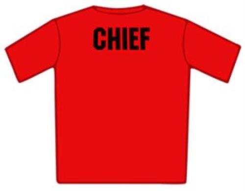 Kaiser Chiefs Chief Red - Small T-Shirt t-shirt UK KAZTSCH332242
