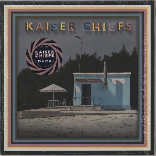 Kaiser Chiefs Duck - Blue Vinyl vinyl LP album (LP record) UK KAZLPDU765673