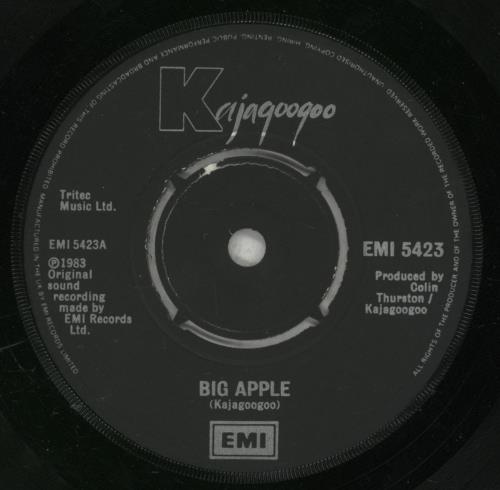 Kajagoogoo Big Apple 7" vinyl single (7 inch record / 45) UK KAJ07BI154006