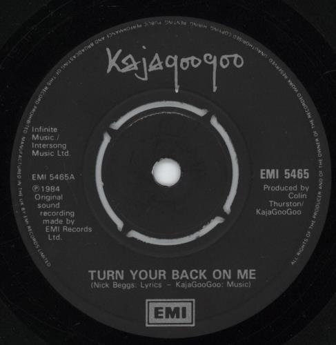 Kajagoogoo Turn Your Back On Me 7" vinyl single (7 inch record / 45) UK KAJ07TU184527