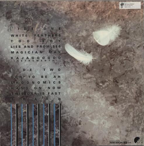 Kajagoogoo White Feathers vinyl LP album (LP record) French KAJLPWH880441