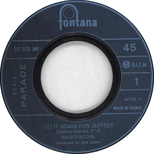 Kaleidoscope (UK) Do It Again For Jeffrey 7" vinyl single (7 inch record / 45) French KLD07DO705907